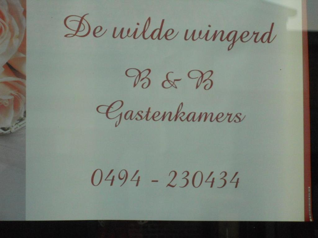 Huis De Wilde Wingerd Hotel Ieper Ngoại thất bức ảnh